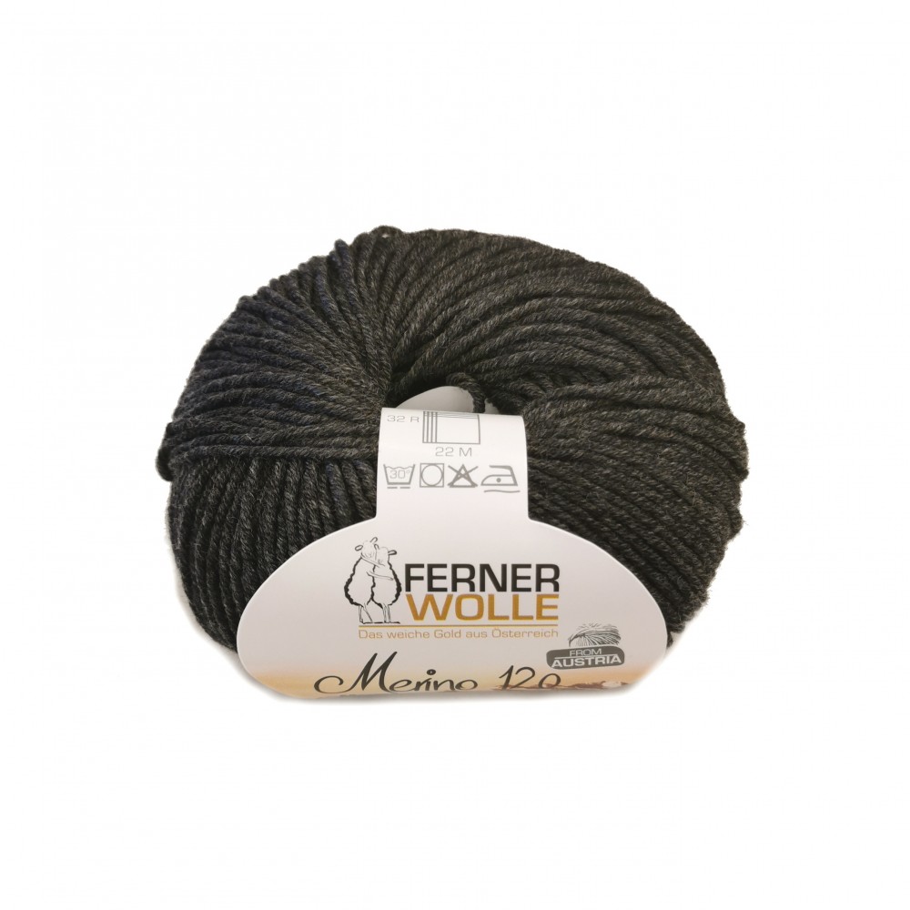 Ferner Merino 120 - 494 dunkelgrau mélange