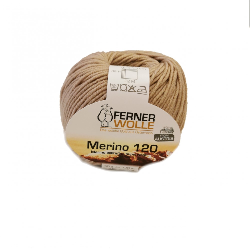 Ferner Merino 120 - 495 beige mélange
