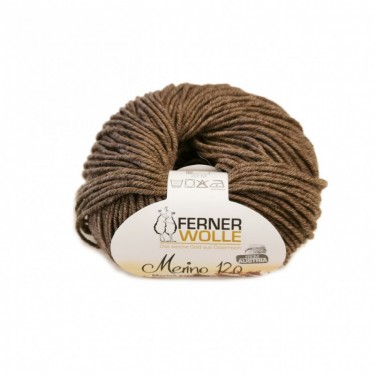 Ferner Merino 120 - 499 mittelbraun mélange