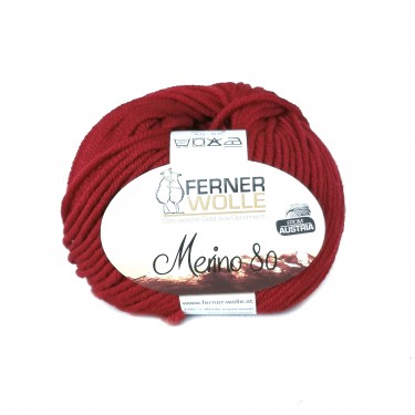 Ferner Merino 80 - 321 kirschrot