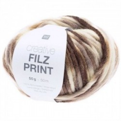 Rico Creative Filz Print 006 braun