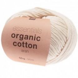 Rico essentials Organic Cotton aran 002 Creme