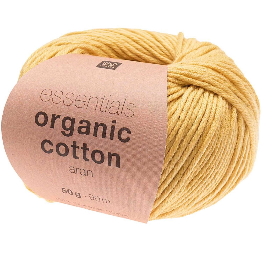 Rico essentials Organic Cotton aran 003 Gelb