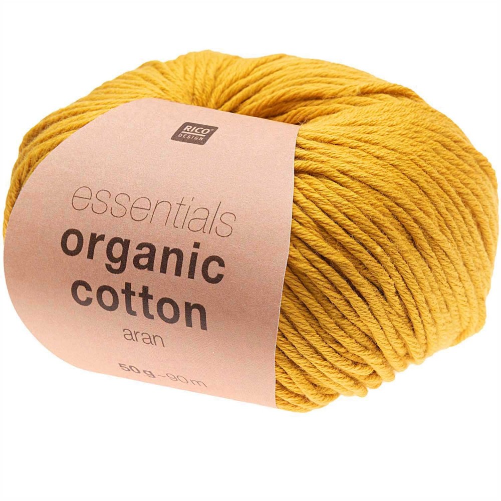 Rico essentials Organic Cotton aran 004 Senf