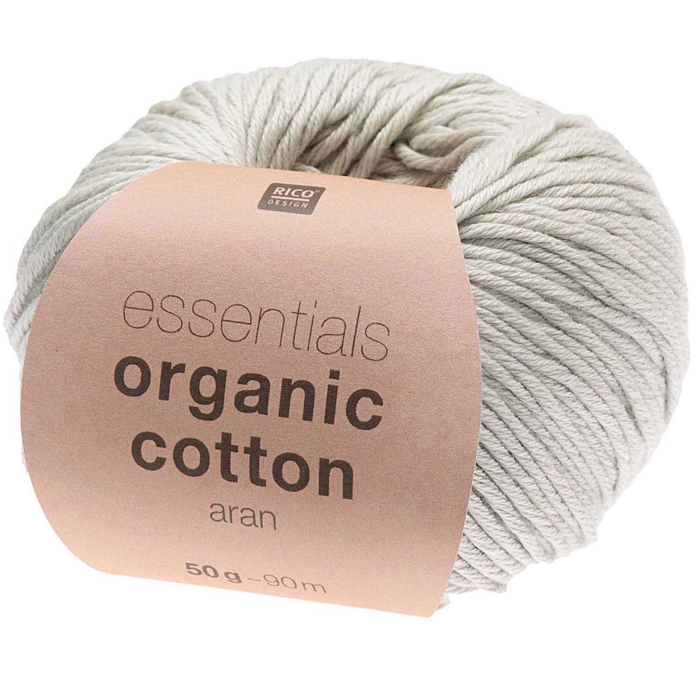 Rico essentials Organic Cotton aran 018 Silber