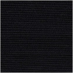 Rico Essentials Cotton DK 90 Schwarz
