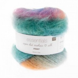 Rico essentials super kid mohair silk PRINT 004 Wind