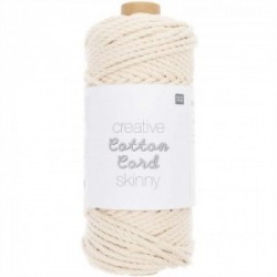 Rico Cotton Cord Skinny 001 Natur