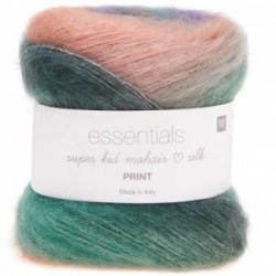 Rico essentials super kid mohair silk PRINT 012 autumn