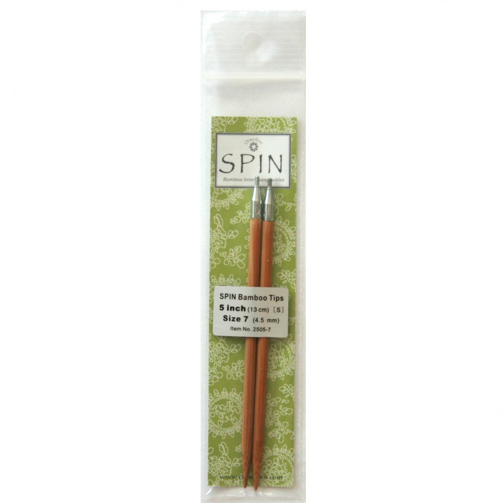 ChiaoGoo Spin Bamboo Tips 4.5 mm (13 cm) [S]