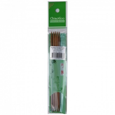 ChiaoGoo Premium Bamboo 3.5 mm (15 cm) Nadelspiel