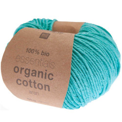 Rico essentials Organic Cotton aran 022 türkis