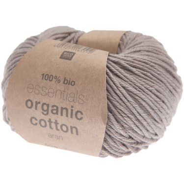 Rico essentials Organic Cotton aran 025 taupe