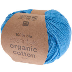 Rico essentials Organic Cotton aran 023 himmelblau