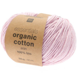 Rico essentials Organic Cotton aran 027 blütenrosa
