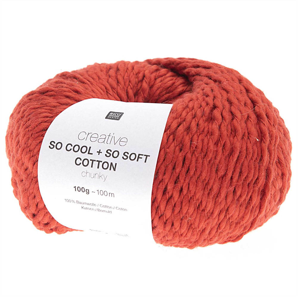 Rico creative so cool + so soft Cotton Chunky 006 rot