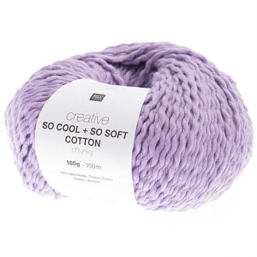 Rico creative so cool + so soft Cotton Chunky 007 flieder