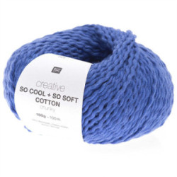 Rico creative so cool + so soft Cotton Chunky 009 blau