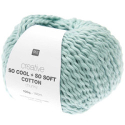 Rico creative so cool + so soft Cotton Chunky 026 hellblau