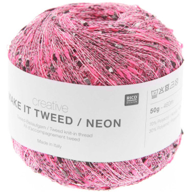 Rico Creative Make it Tweed / Neon 002 pink