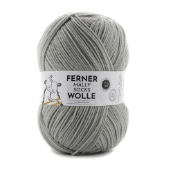 Ferner Mally Socks uni M04 - grün-grau