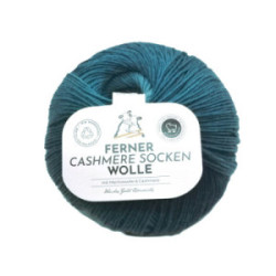 Ferner Cashmere Socken - 690/23 petrol