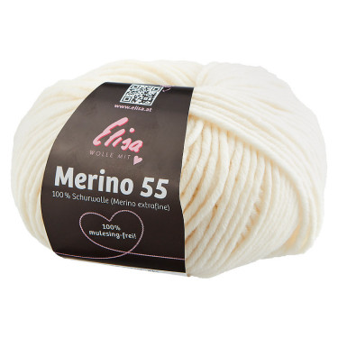 Elisa Merino 55 - 7003 Ecru Elisa Merino 55 - 7003 Ecru