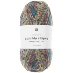 Rico Socks Sprinkly Stripey 003 berry