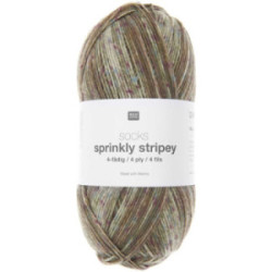 Rico Socks Sprinkly Stripey 006 forest