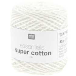 Rico essentials Super Cotton dk 001 Weiß