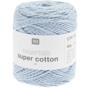 Rico essentials Super Cotton dk 010 Hellblau