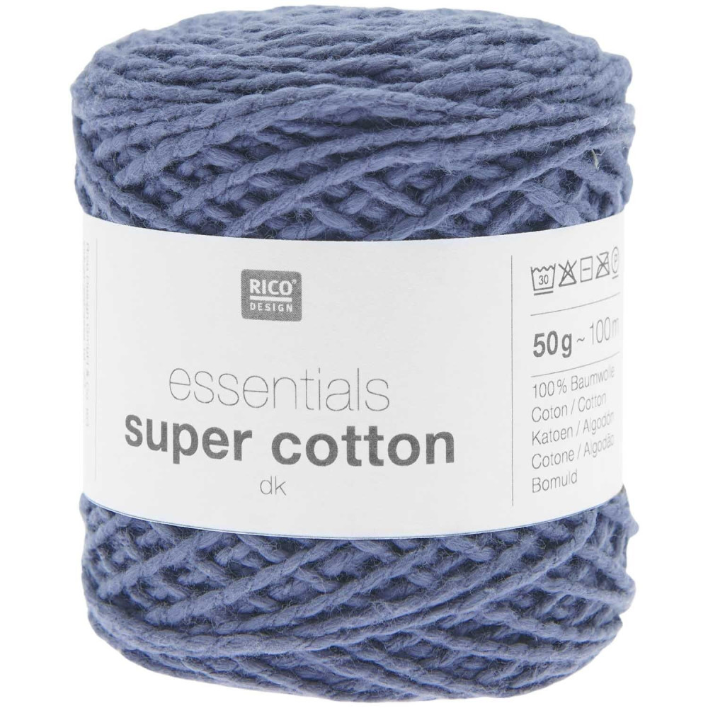 Rico essentials Super Cotton dk 011 Blau