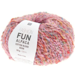 Rico fashion Fun Alpaca Cotton Blend aran 003 pink