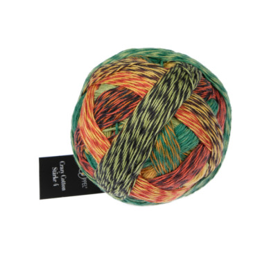 Schoppel Zauberball Crazy Cotton Stärke 4 2627 Planet Herbst