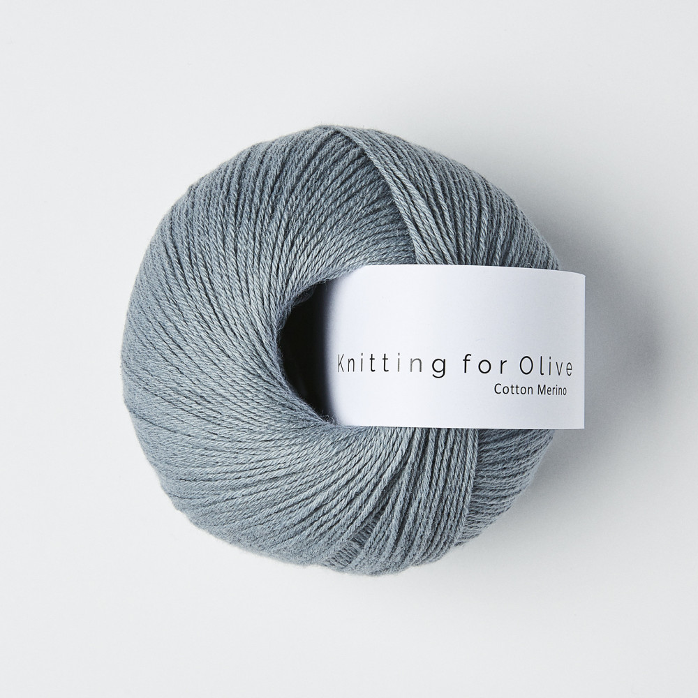 Knitting for Olive Cotton Merino - Elephant Blue