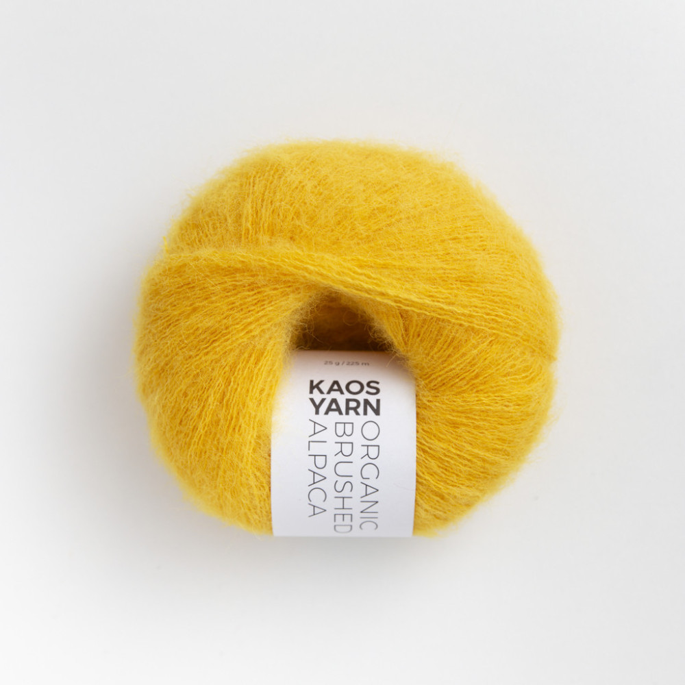 KAOS YARN Organic Brushed Alpaca 2017 Sunny
