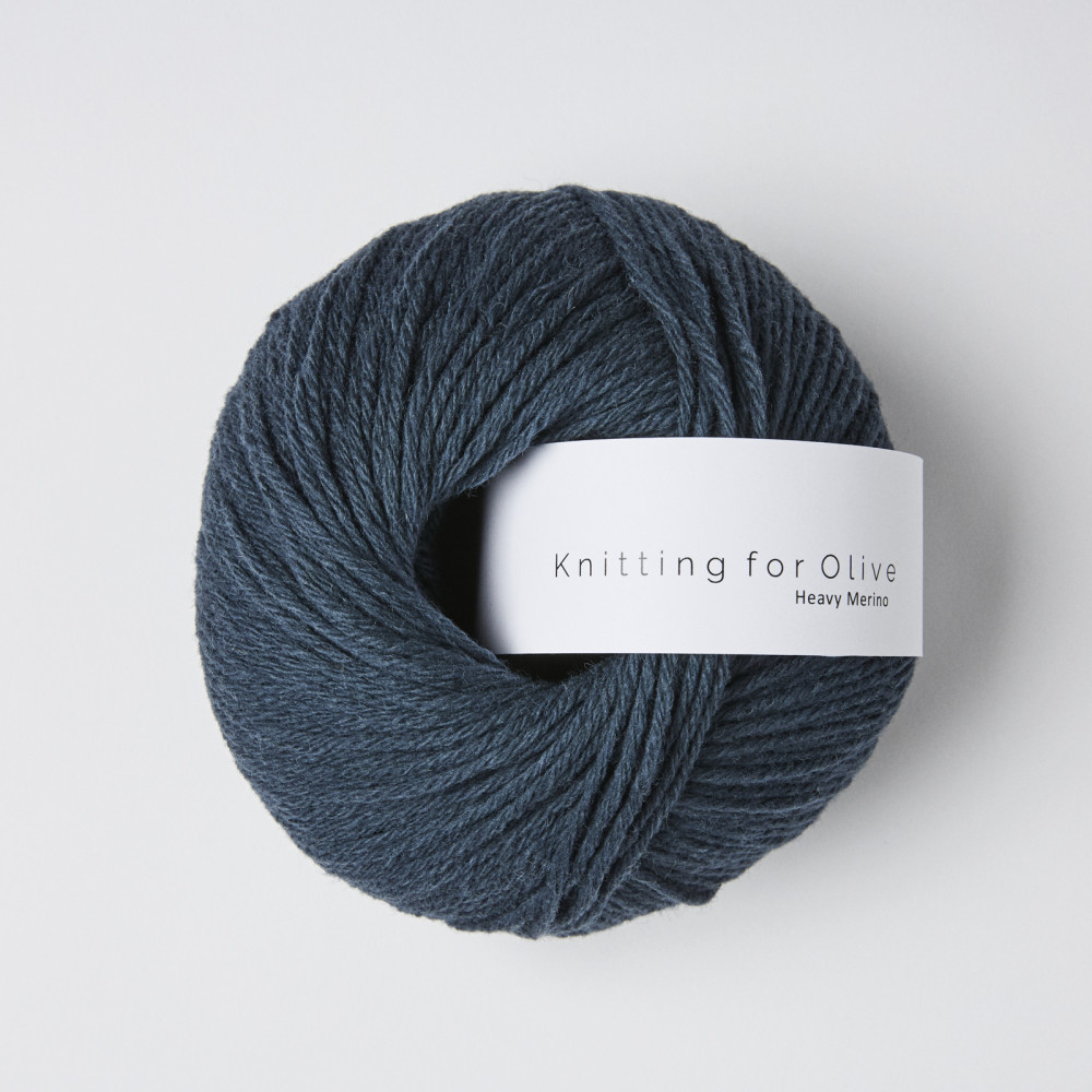 Knitting for Olive Heavy Merino - Deep Petroleum Blue Knitting for Olive Heavy Merino - Deep Petroleum Blue