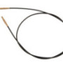KnitPro Nadelseil 40 cm schwarz/gold