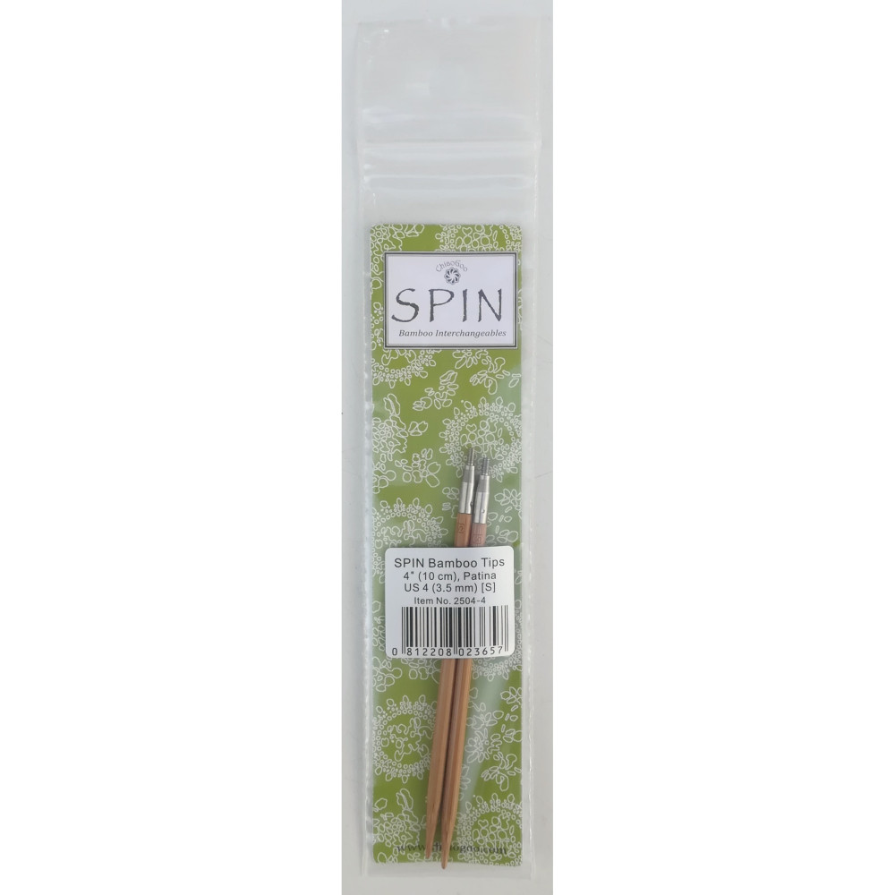 ChiaoGoo Spin Bamboo Tips 3.5 mm (10 cm) [S]