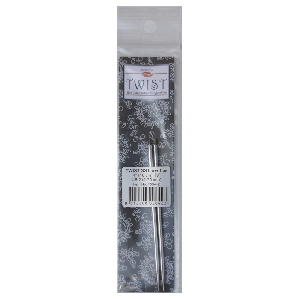 ChiaoGoo Twist Red Lace Tips 2.75 mm (10 cm) [S]