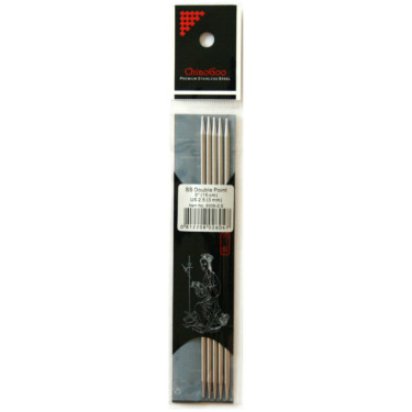 ChiaoGoo Premium Stainless Steel 3.0 mm (15 cm) Nadelspiel ChiaoGoo Premium Stainless Steel 3.0 mm (15 cm) Nadelspiel
