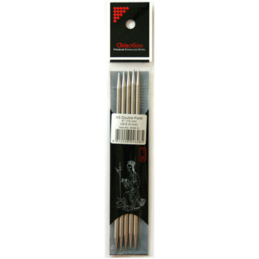ChiaoGoo Premium Stainless Steel 4.0 mm Nadelspiel (15 cm) ChiaoGoo Premium Stainless Steel 4.0 mm Nadelspiel (15 cm)