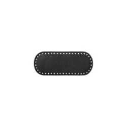 Muud Gemma Mini - Taschenboden aus Leder. Farbe Black