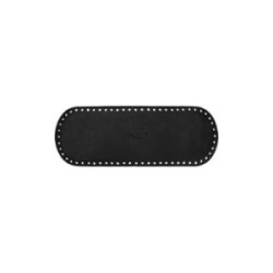 Muud Gemma XL Taschenboden aus Leder. Farbe Black