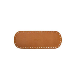 Muud Gemma XL Taschenboden aus Leder. Farbe Whisky