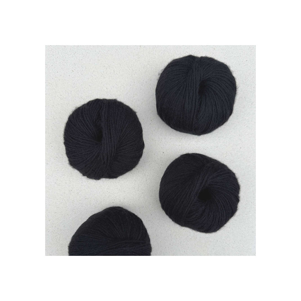 Pascuali Cashmere 6/28 52 schwarz