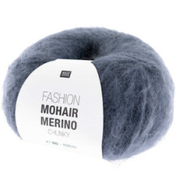 Rico Fashion Mohair Merino Chunky 007 blau