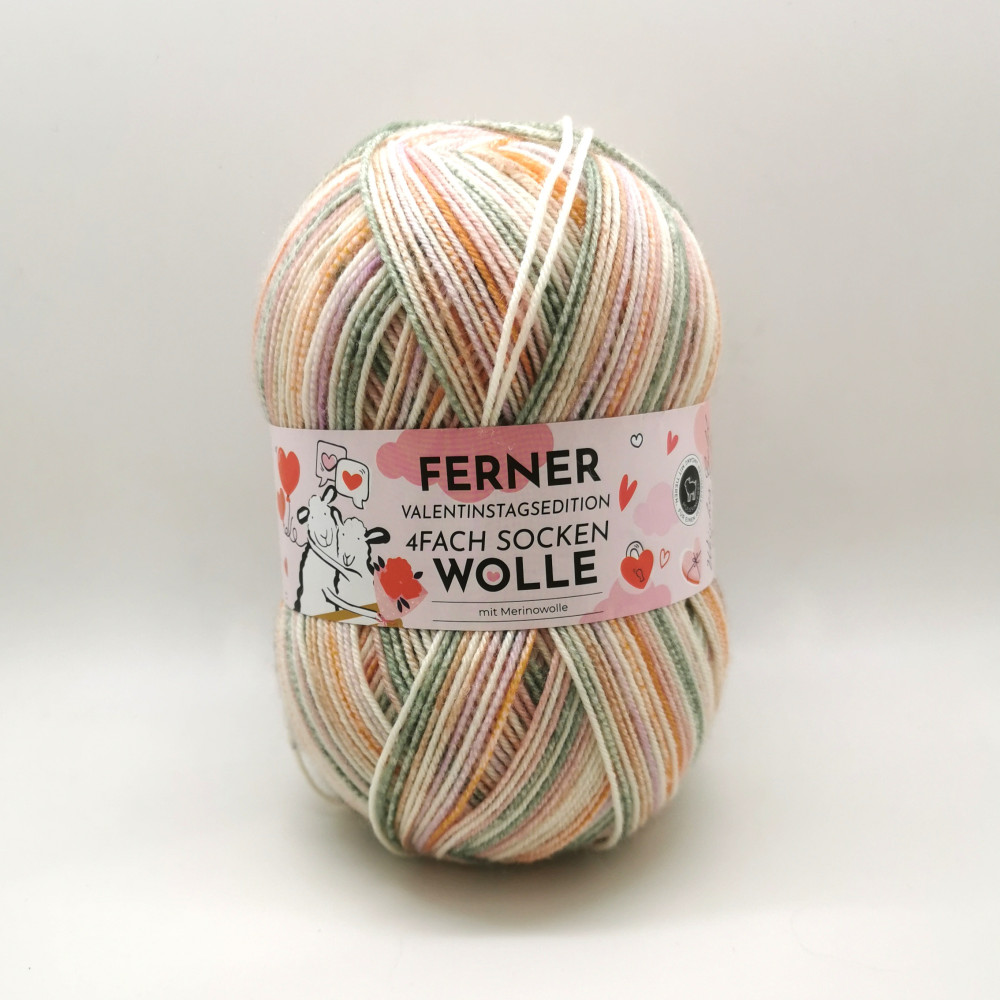 Ferner Valentinstagsedition 4fach Sockenwolle 13.02.2025