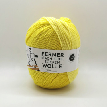 Ferner 4fach Seide Sockenwolle 837-25 Gelbtöne
