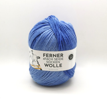 Ferner 4fach Seide Sockenwolle 838-25 Blautöne